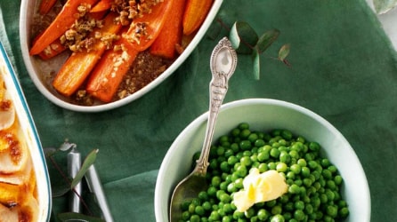 green peas and mint vegetarian recipe